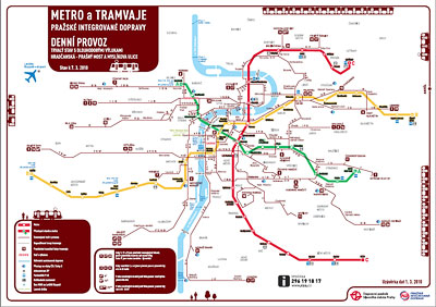 Download Prague metro map