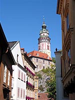 La città ed il castello di Český Krumlov