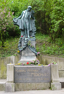 Karel Hynek Mácha Statue at Petřín on May 1st