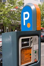 Prague Orange Zone Parking Meter