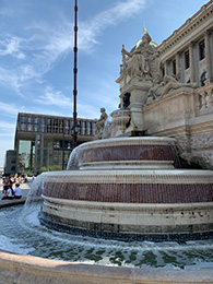 Fountain in front of the National Museum