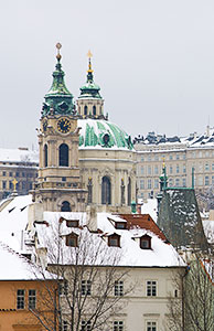 Chiesa di San Nicola sotto la neve