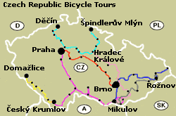 Bike Tour Route Map