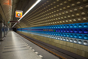 Prague Metro Station