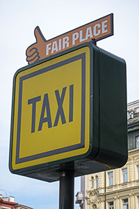 Prague Taxi Stand